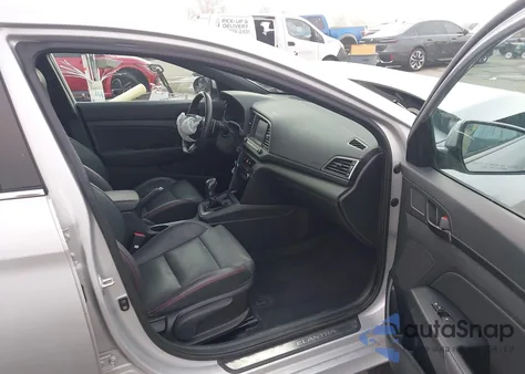 2017 Hyundai Elantra Sport из США, поврежденный, VIN KMHD04LB9HU345257